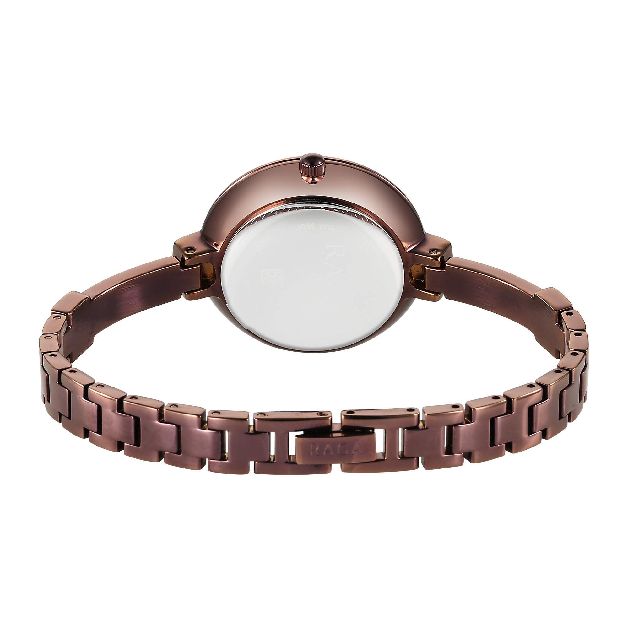 Titan Raga Showstopper Quartz Analog Brown Dial Watch For Women