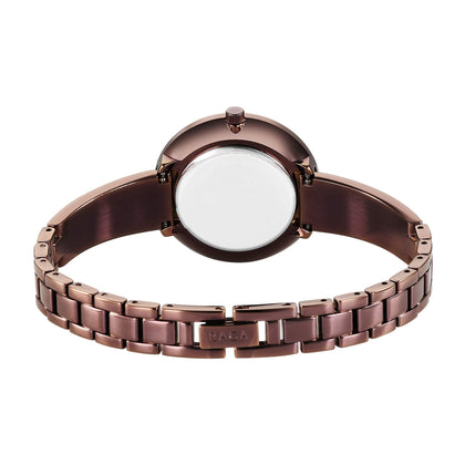 Titan Raga Showstopper Quartz Analog Brown Dial Metal Strap Watch For Women