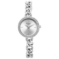 Titan Raga Showstopper Quartz Analog Silver Dial Metal Strap Watch for Women