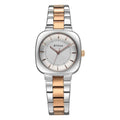 Titan Workwear Silver Dial Dual Color Stainless Steel Strap Analog Watch for Women