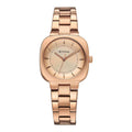 Titan Rose Gold Dial Stainless Steel Strap Analog Watch For Women