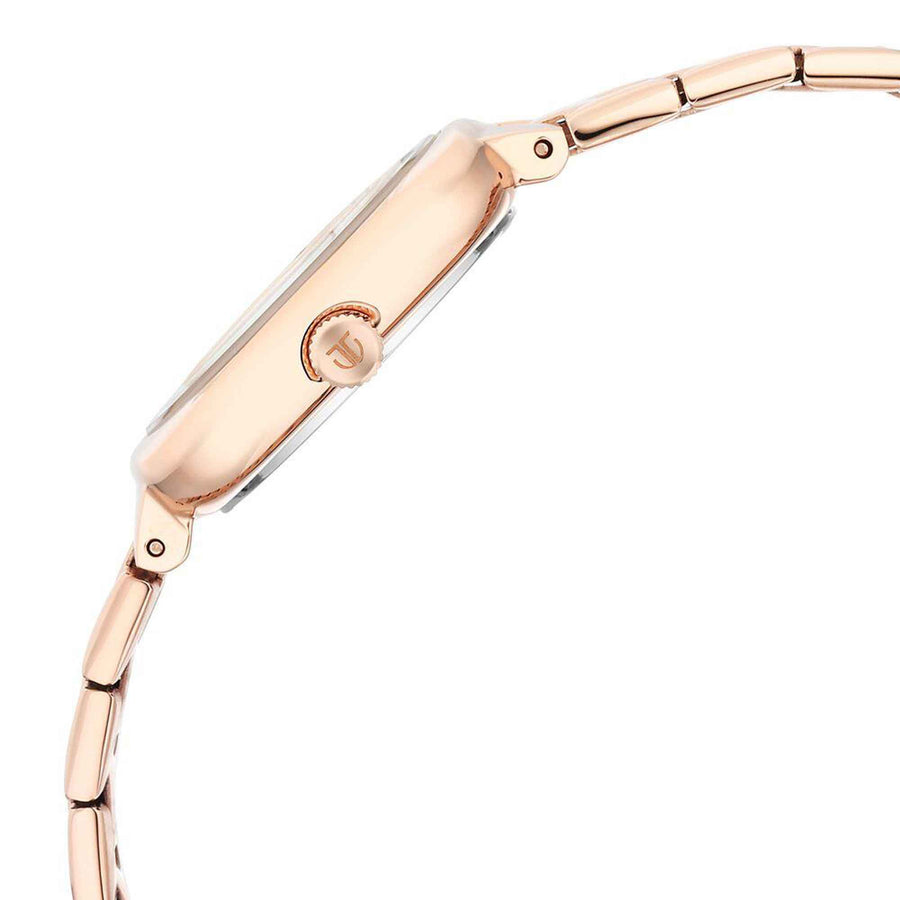Titan Rose Gold Dial Stainless Steel Strap Analog Watch For Women