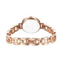 Titan Raga Showstopper Quartz Analog Rose Gold Dial Metal Strap Watch For Women