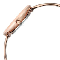 Titan Champagne Dial Rose Gold Metal Strap Analog Watch for Women