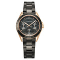 Titan Glamour Quartz Multifunction Grey Dial Grey Stainless Steel Strap Watch For Women