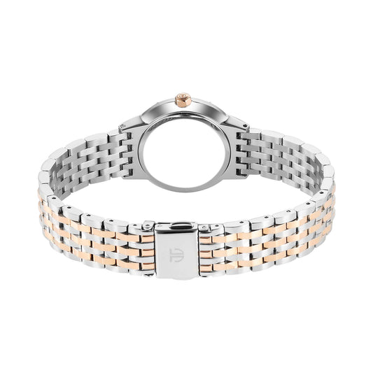 gold and silver wrist watch
