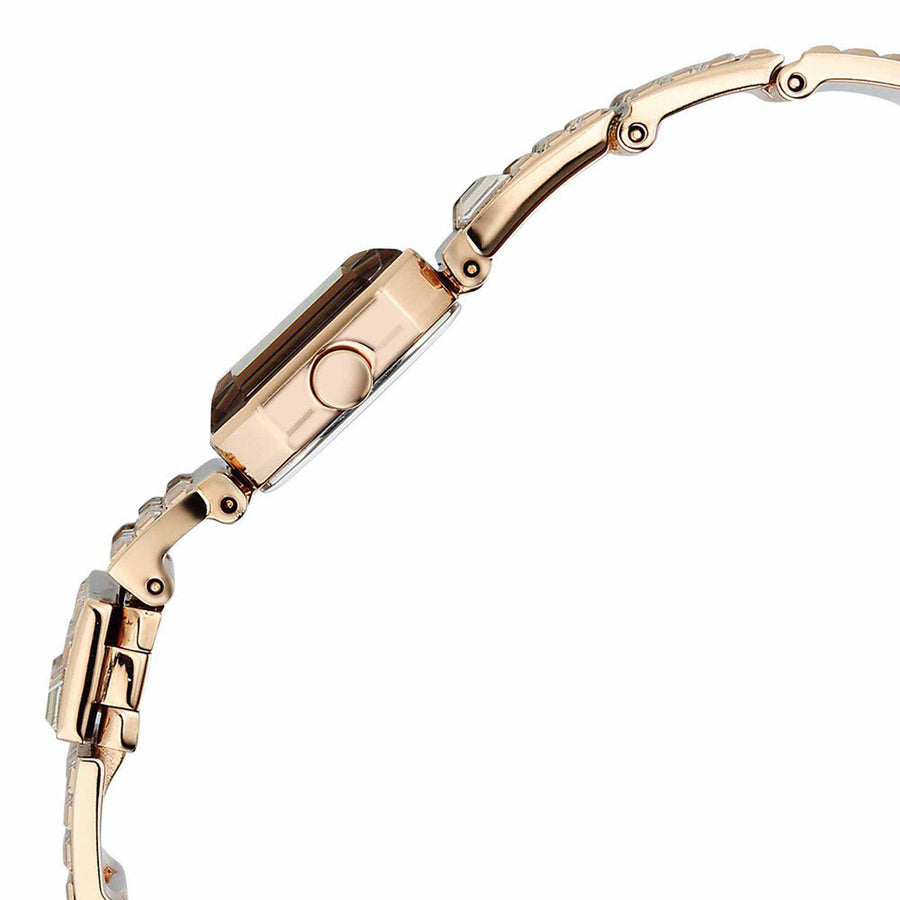 Titan Raga Cocktails Quartz Analog Rose Gold Dial Stainless Steel Strap Watch For Women