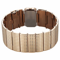 Titan Raga Cocktails Quartz Analog Rose Gold Dial Stainless Steel Strap Watch For Women