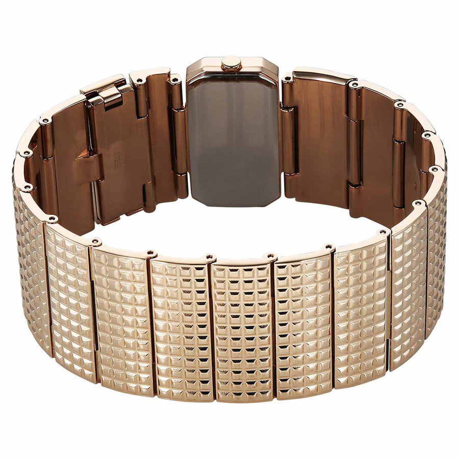 Titan Raga Cocktails Quartz Analog Rose Gold Dial Stainless Steel Strap Watch For Women