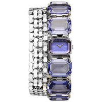 Titan Raga Cocktails Quartz Analog Blue Dial Stainless Steel Strap Watch For Women