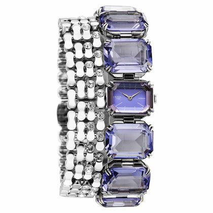 Titan Raga Cocktails Quartz Analog Blue Dial Stainless Steel Strap Watch For Women