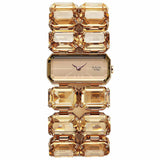 Titan Raga Cocktails Quartz Analog Brown Dial Metal Strap Watch For Women