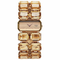 Titan Raga Cocktails Quartz Analog Brown Dial Metal Strap Watch For Women