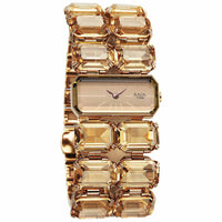 Titan Raga Cocktails Quartz Analog Brown Dial Metal Strap Watch For Women