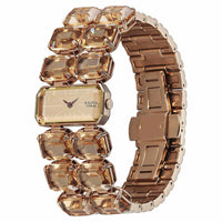 Titan Raga Cocktails Quartz Analog Brown Dial Metal Strap Watch For Women