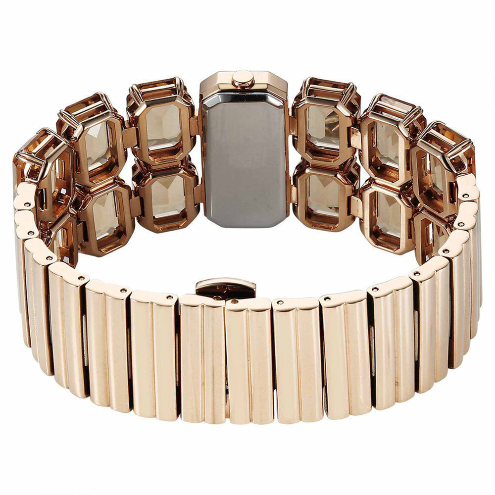 Titan Raga Cocktails Quartz Analog Brown Dial Metal Strap Watch For Women