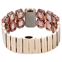 Titan Raga Cocktails Quartz Analog Rose Gold Dial Stainless Steel Strap Watch For Women