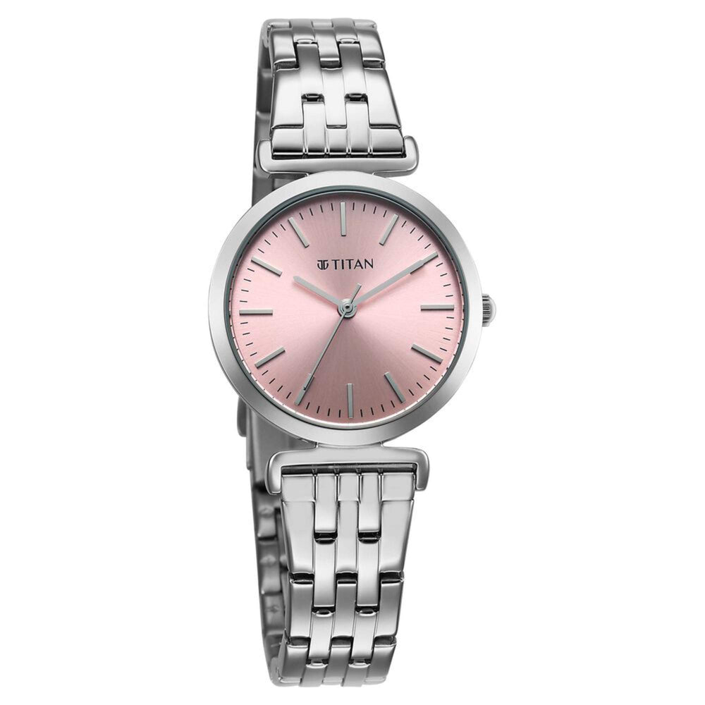 Pink dial watches for women 