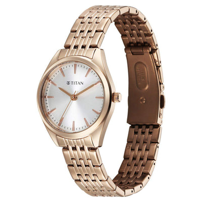 ladies watch golden color
