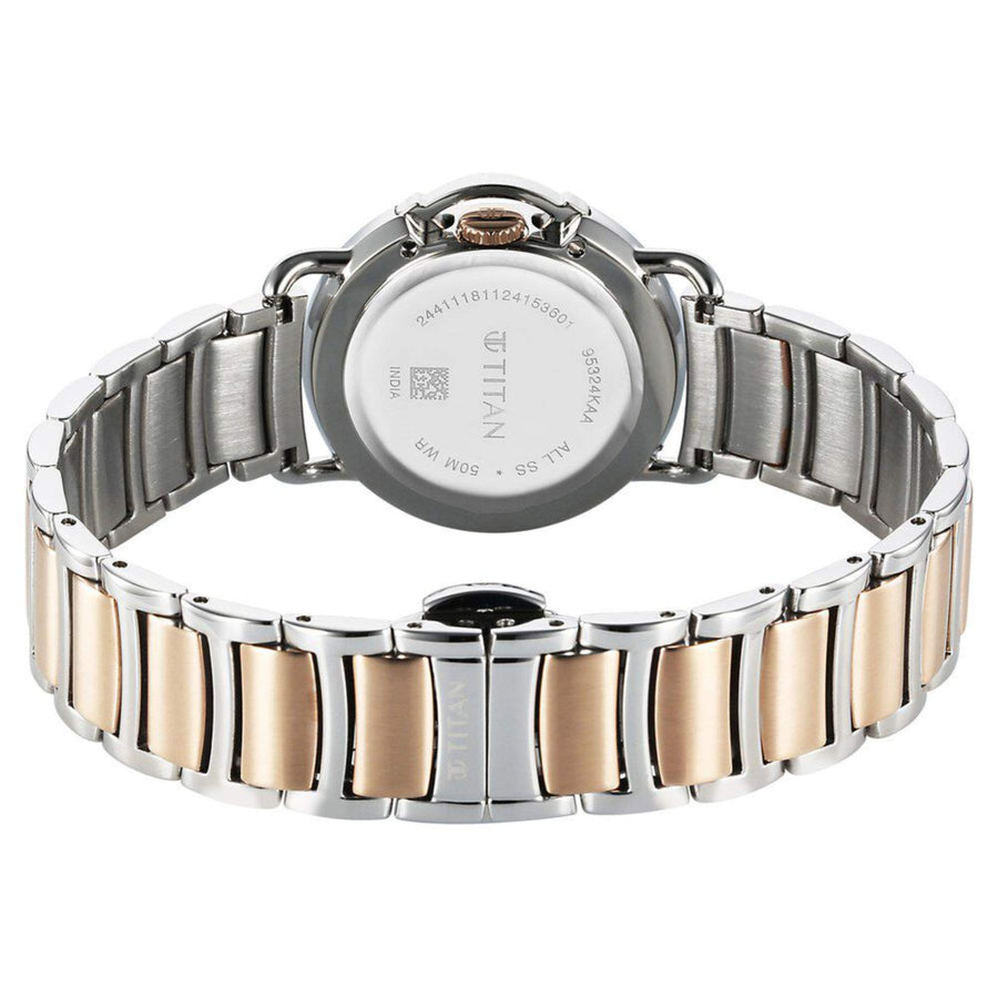 women's gold silver watch
