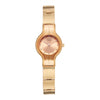Titan Raga Glimmers Quartz Analog Brown Dial Rose Gold Metal Strap Watch For Women