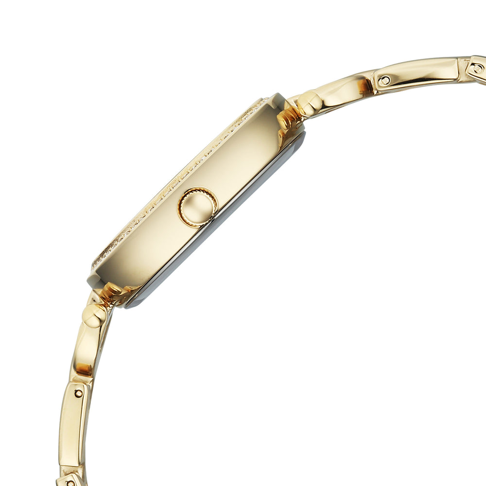 Titan Raga Showstopper Green Dial Gold Metal Strap Analog Watch for Women