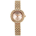 Titan Raga Showstopper Quartz Analog Rose Gold Dial Metal Strap Watch For Women