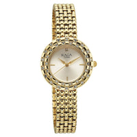 Titan Raga Showstopper Quartz Analog Champagne Dial Metal Strap Watch For Women