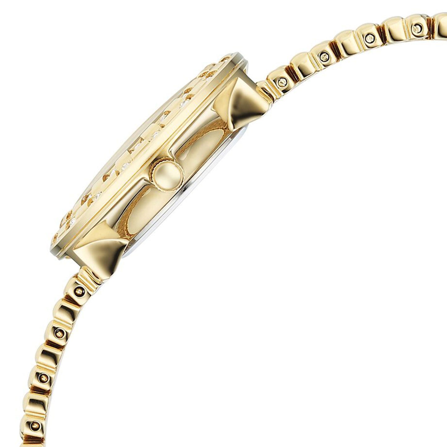 Titan Raga Showstopper Quartz Analog Champagne Dial Metal Strap Watch For Women