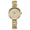 Titan Raga Showstopper Quartz Analog Champagne Dial Metal Strap Watch For Women