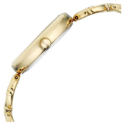 Titan Raga Showstopper Quartz Analog Champagne Dial Metal Strap Watch For Women