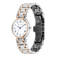Titan Titan Eminence Quartz White Dial Two Tone Strap Watch For Ladies