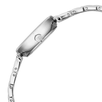 Titan Workwear Rose Gold Dial Silver Stainless Steel Analog Watch for Women