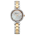 Titan Mother of Pearl Dial Two Toned Stainless Steel Analog Watch for Women