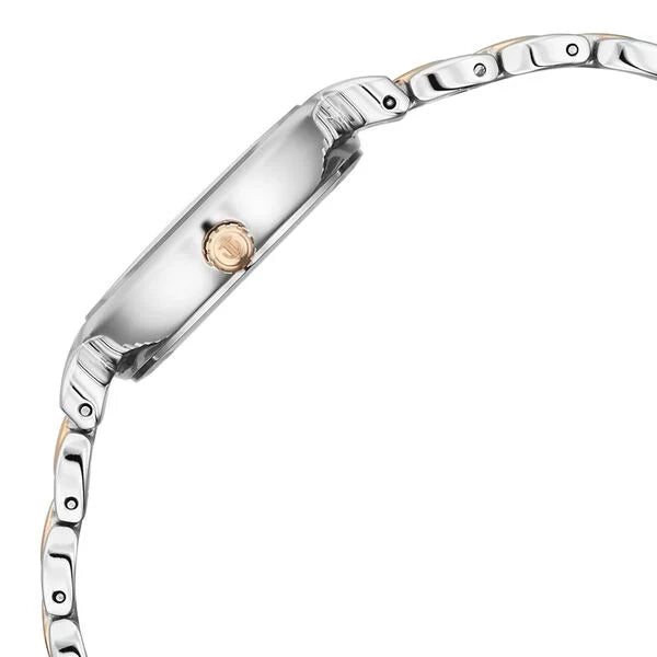 Titan Mother of Pearl Dial Two Toned Stainless Steel Analog Watch for Women
