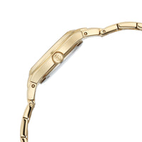 Titan Fashion Champagne Dial Gold Stainless Steel Strap Analog with Date Analog Watch for Women