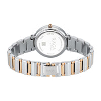 Titan Raga Mother of Pearl Dial Two Toned Metal Strap Analog Watch for Women