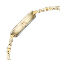 Titan Raga Silver Dial Gold Metal Strap Analog Watch for Women