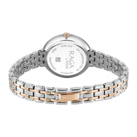 Titan Raga Pink Dial Two Toned Metal Strap Analog Watch for Women