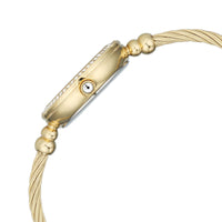Titan Raga Mother of Pearl Dial Gold Metal Strap Analog Watch for Women