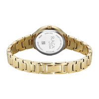 Titan Raga Green Dial Gold Metal Strap Analog Watch For Women