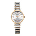 Titan Raga Silver Dial Two Toned Metal Strap Analog Watch For Women
