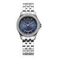 Titan Blue Dial Silver Metal Strap Analog Watch for Women