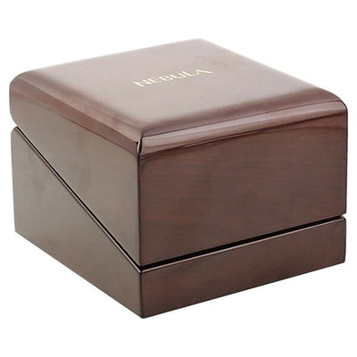 Titan Nebula 18K Gold Dial with Studded Indices Leather Strap Analog Watch for Women