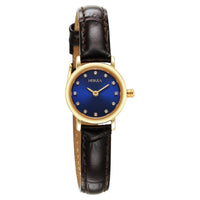 Titan Nebula Vintage 18k Gold Analog with Diamond Studded Indices Watch for Women