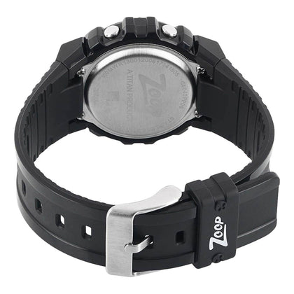 Zoop Digital Watch with Digital Dial & Black Strap for Boys Kids, from House of Titan