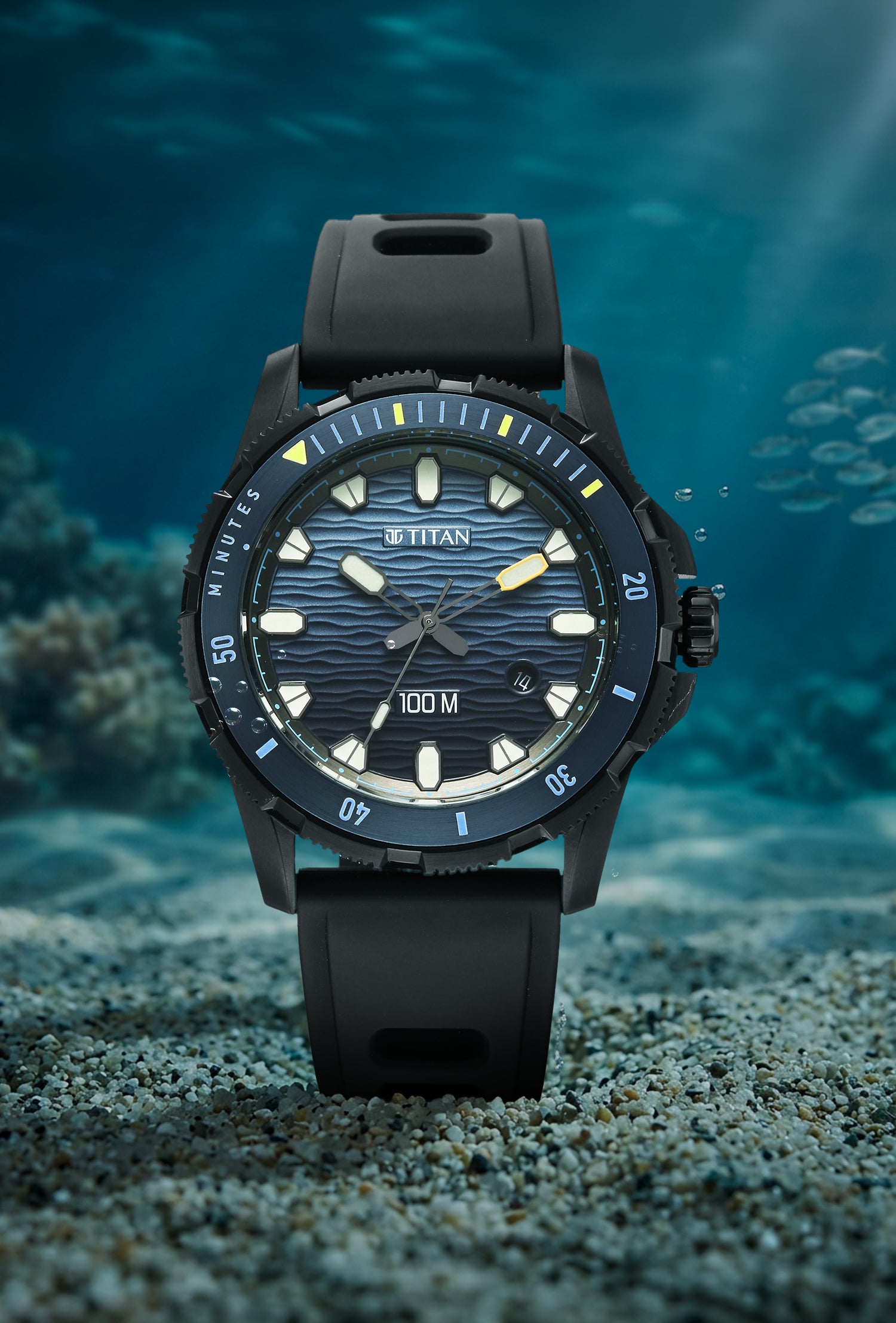 Titan Zero Hour Diver's FKM Strap Watch
