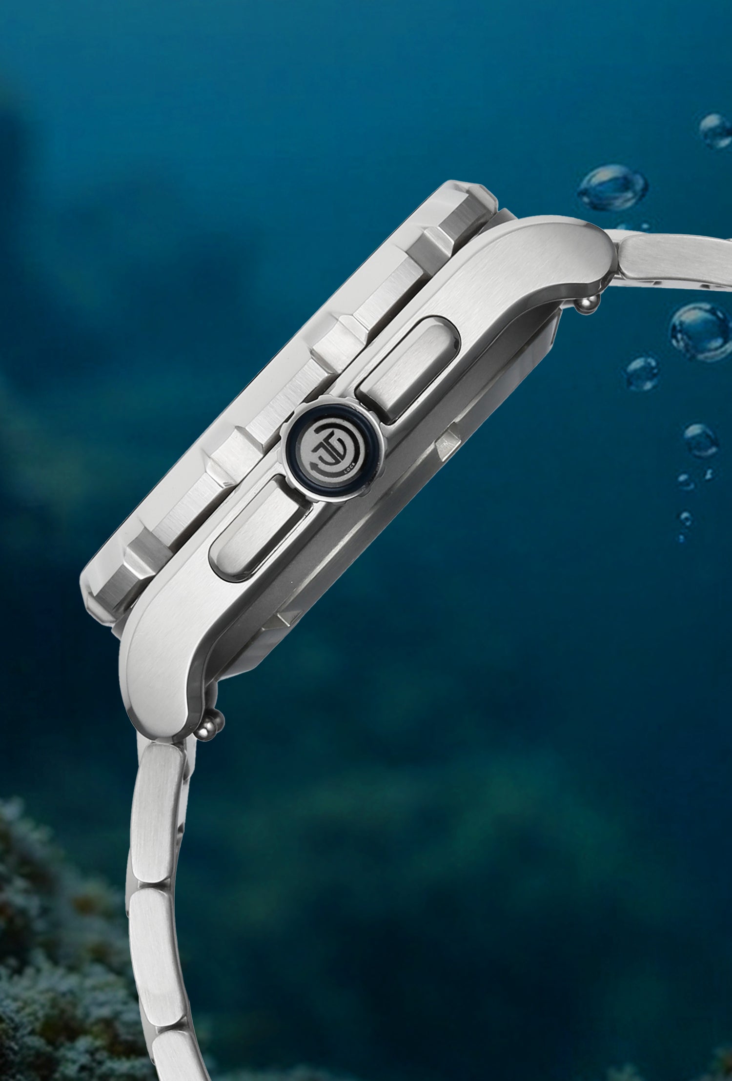 Titan Zero Hour Diver's Blue Automatic Watch