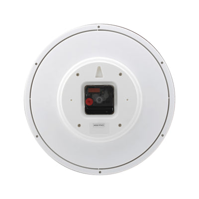 Titan Classic White Metallic Finish Wall Clock with Silent Sweep Technology