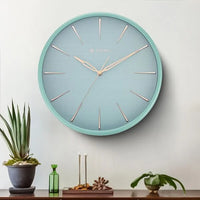 Titan Contemporary Matte Green Wall Clock with Silent Sweep Technology